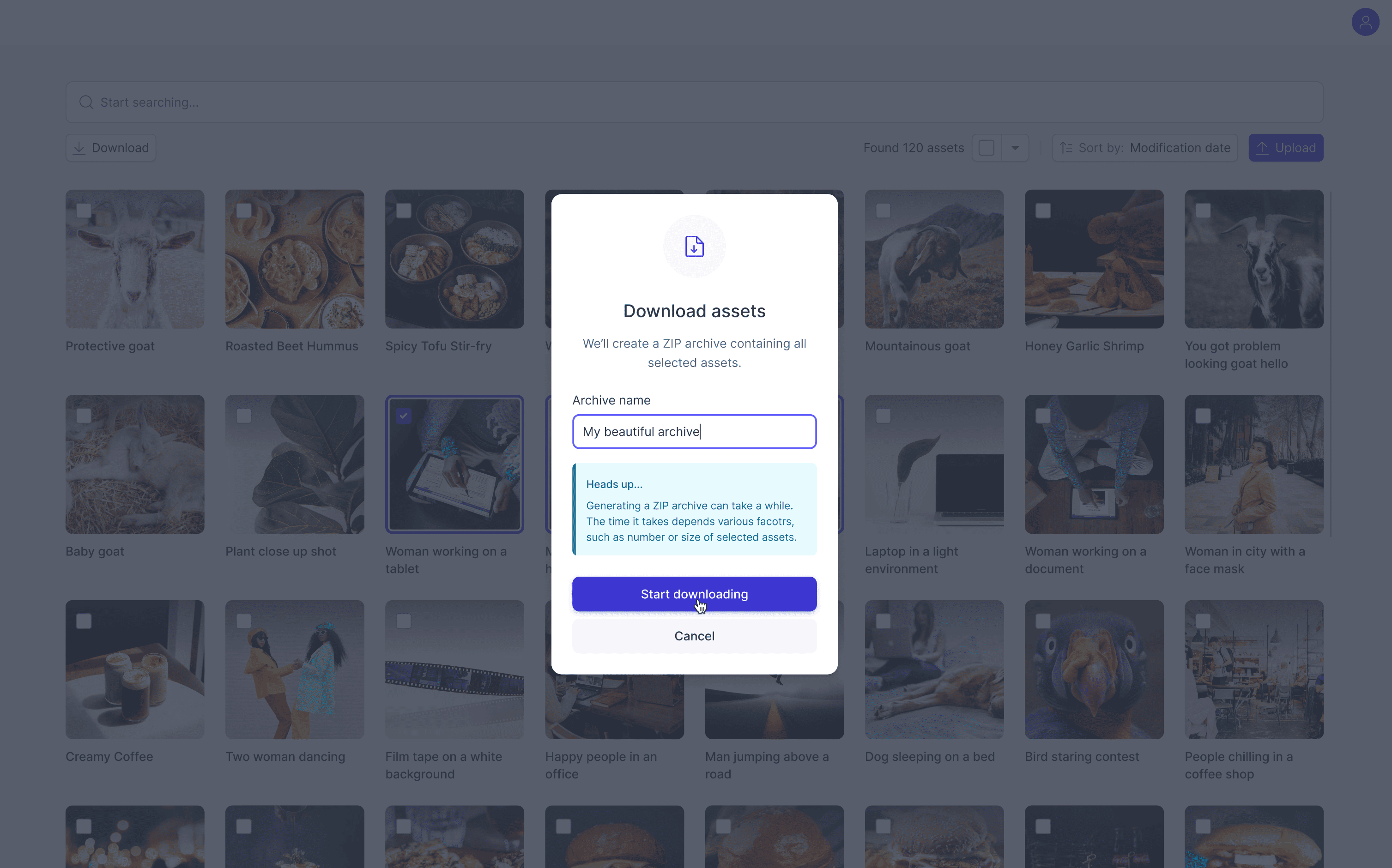 Keepeek Screenshot