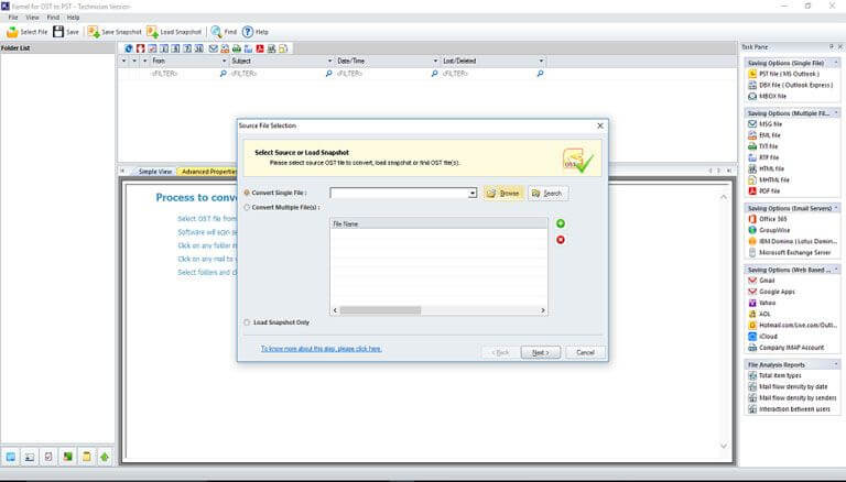 Kernel for OST to PST Converter screenshot & Video