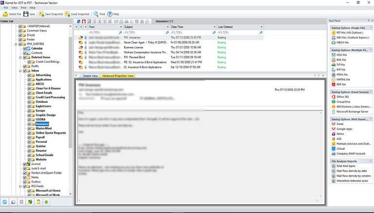 Kernel for OST to PST Converter screenshot & Video