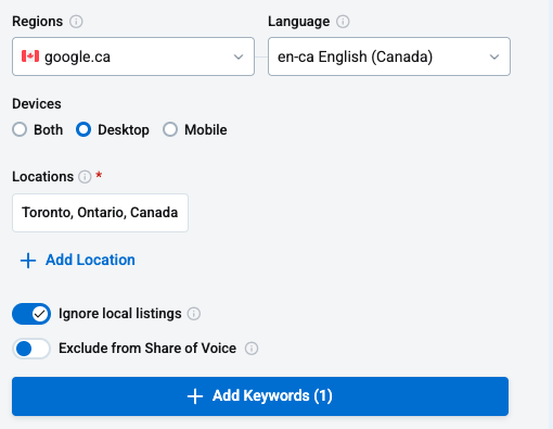 Keyword.com Screenshot