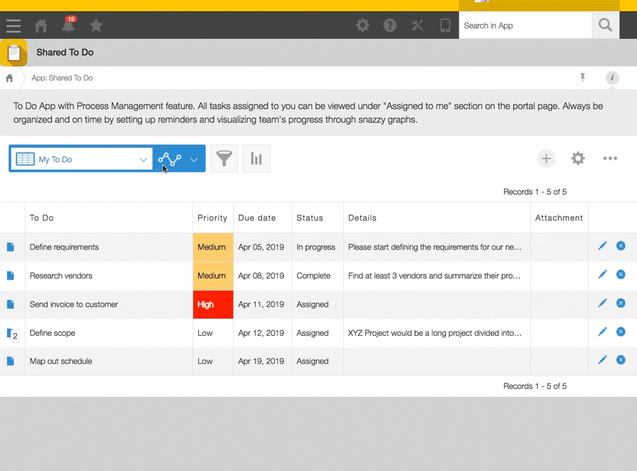 Kintone Screenshot