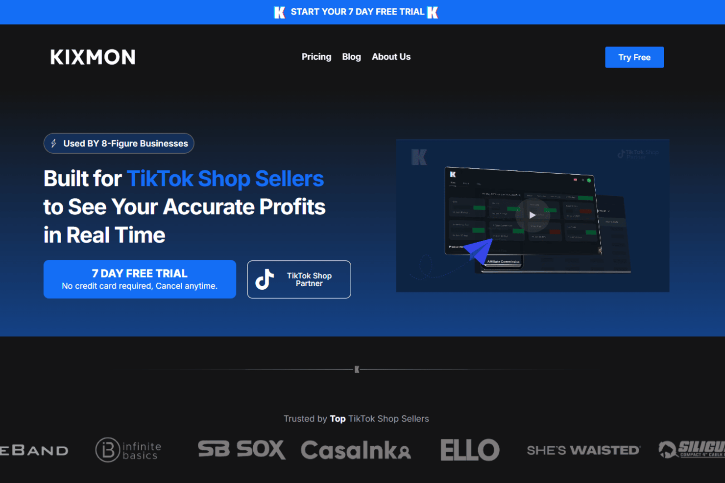 Kixmon.com Screenshot