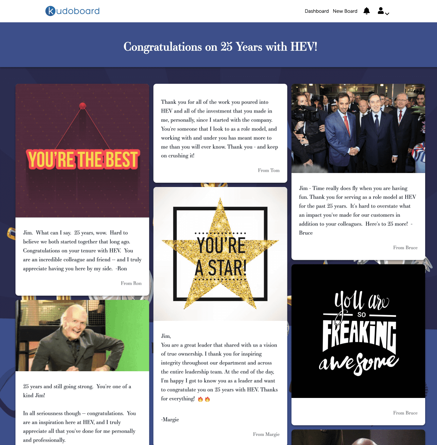 Kudoboard Screenshot