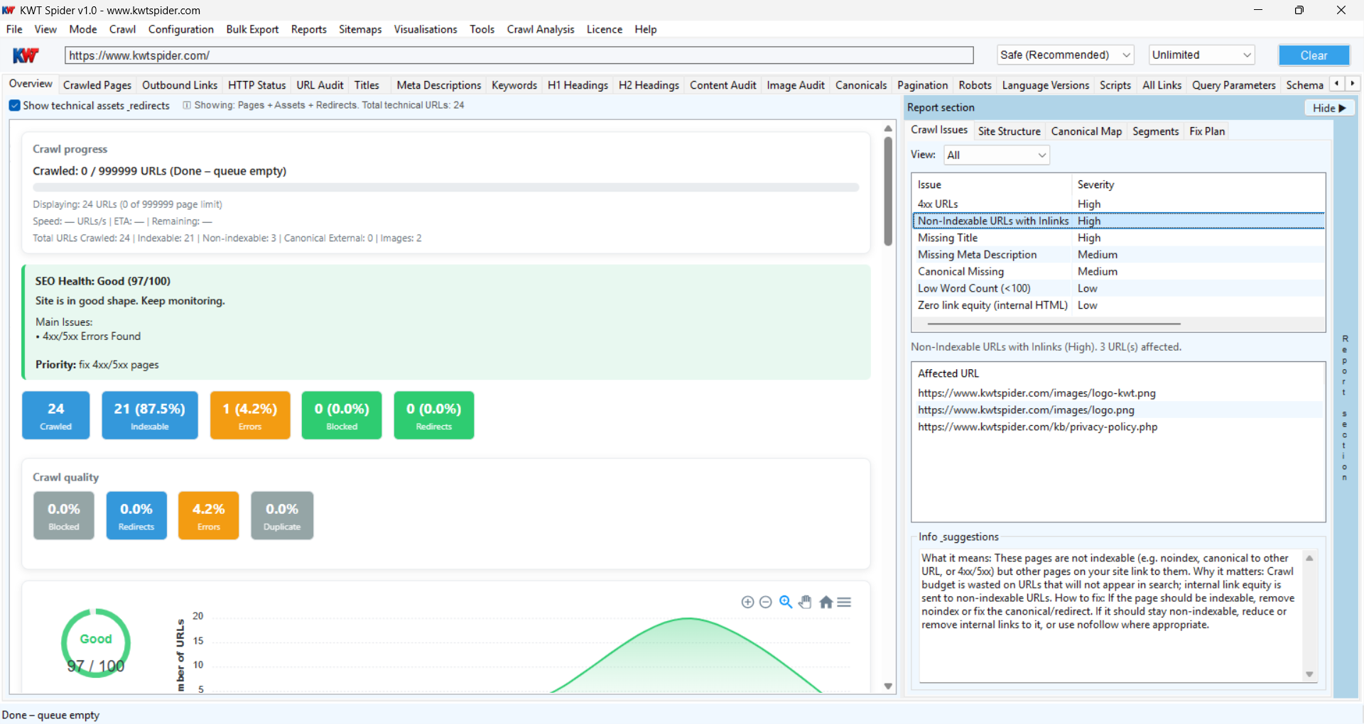 KWT Spider Screenshot