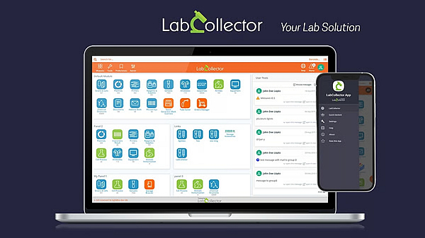 LabCollector LIMS Screenshot