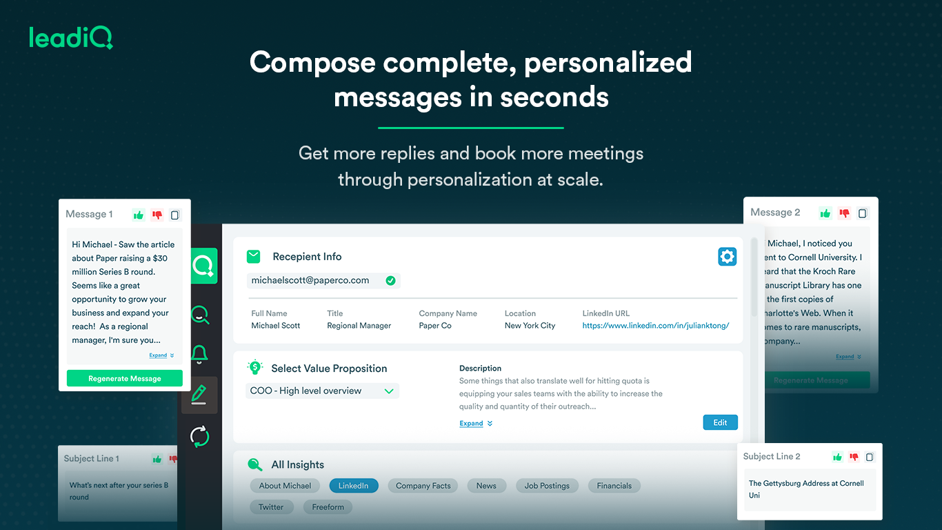LeadIQ screenshot & Video