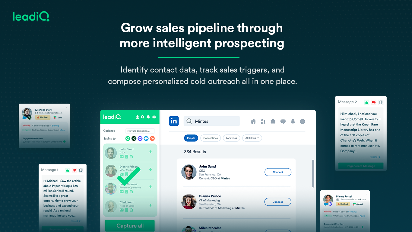 LeadIQ screenshot & Video