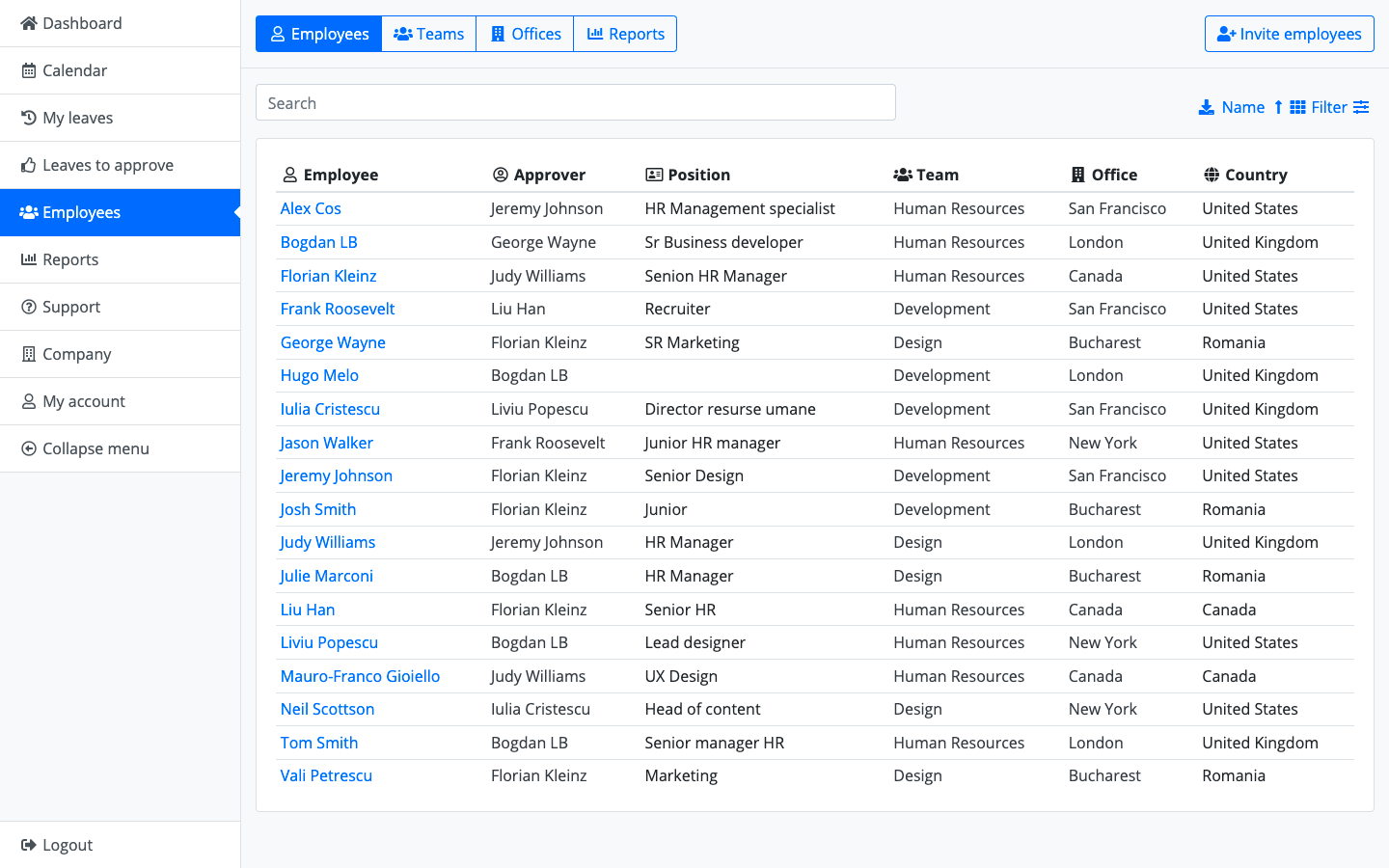 LeaveBoard screenshot & Video