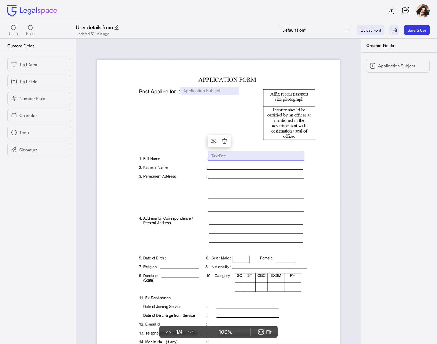 Legalspace Screenshot