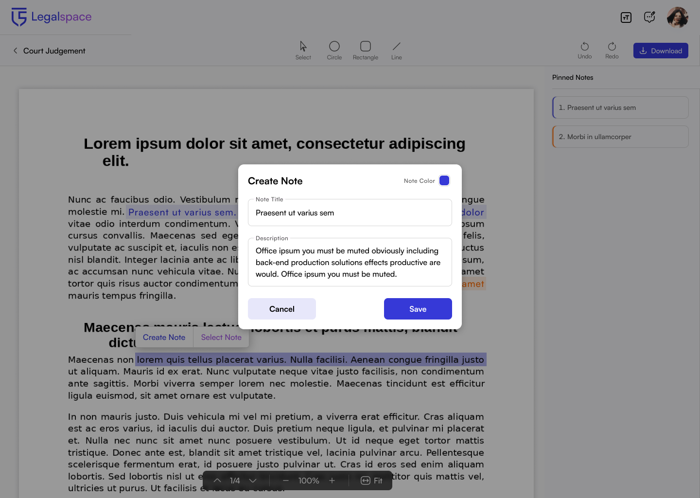 Legalspace Screenshot