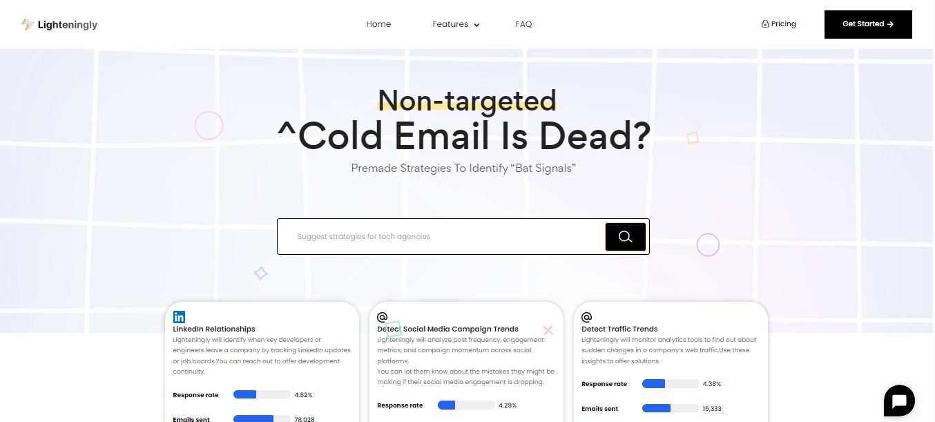 Lighteningly.com Screenshot