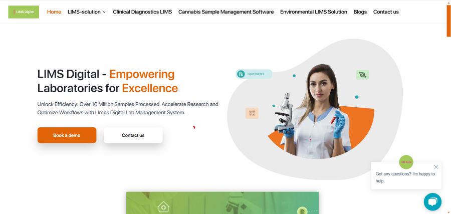 LIMS Digital screenshot & Video
