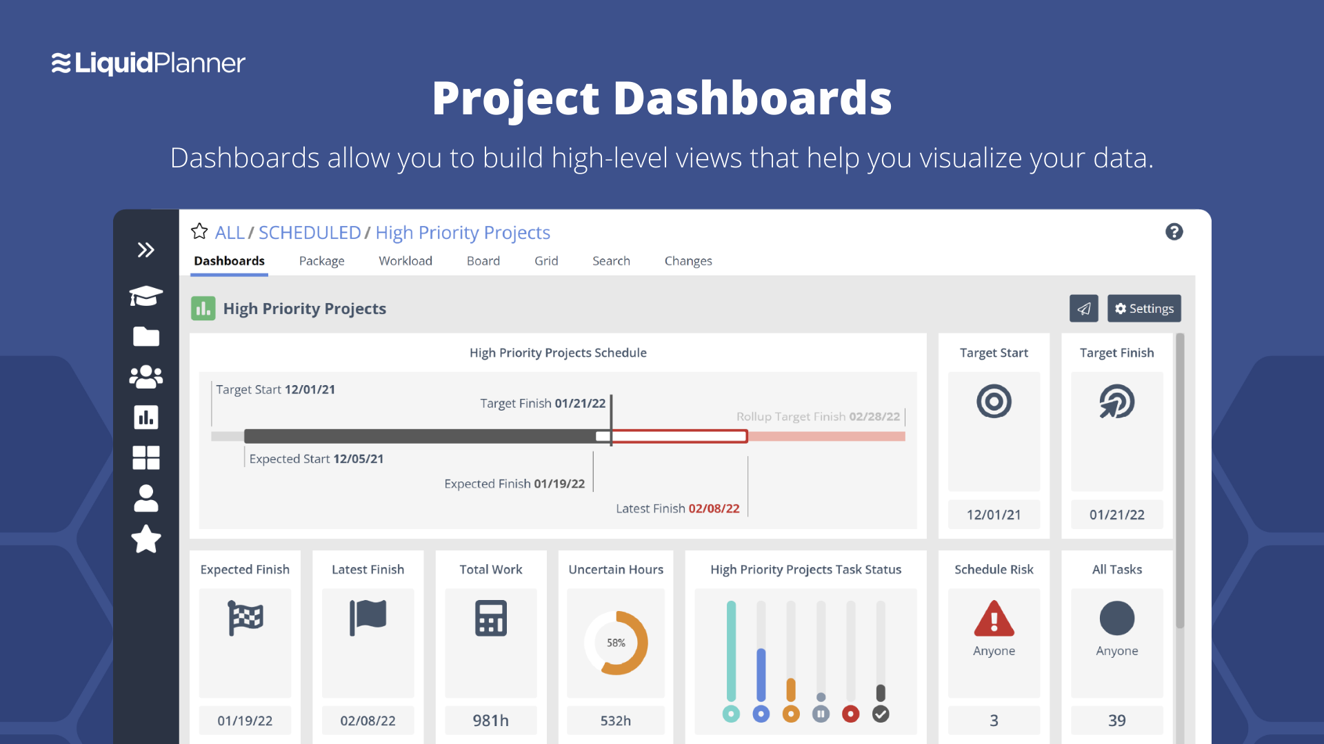 LiquidPlanner screenshot & Video