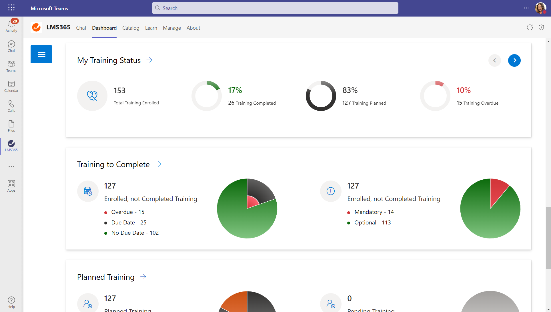 LMS365 screenshot & Video