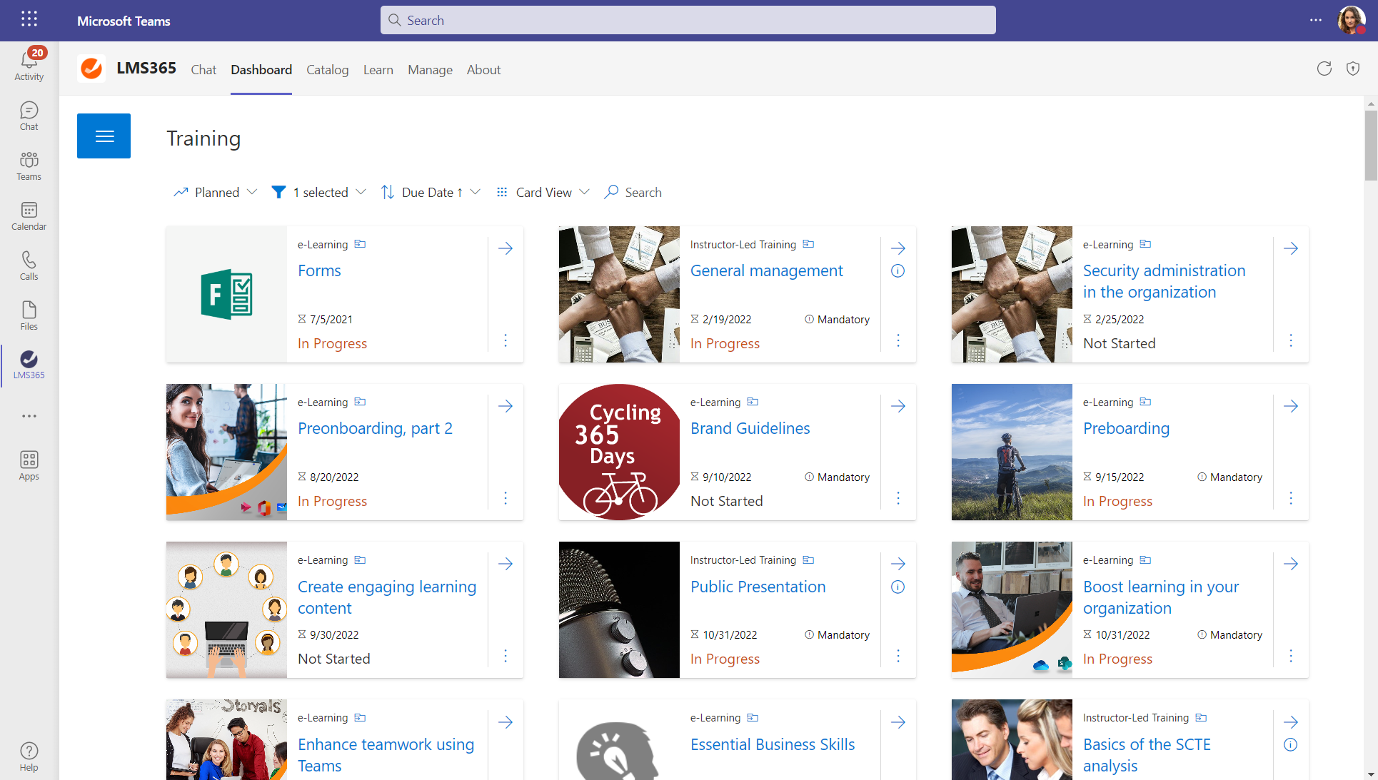 LMS365 screenshot & Video