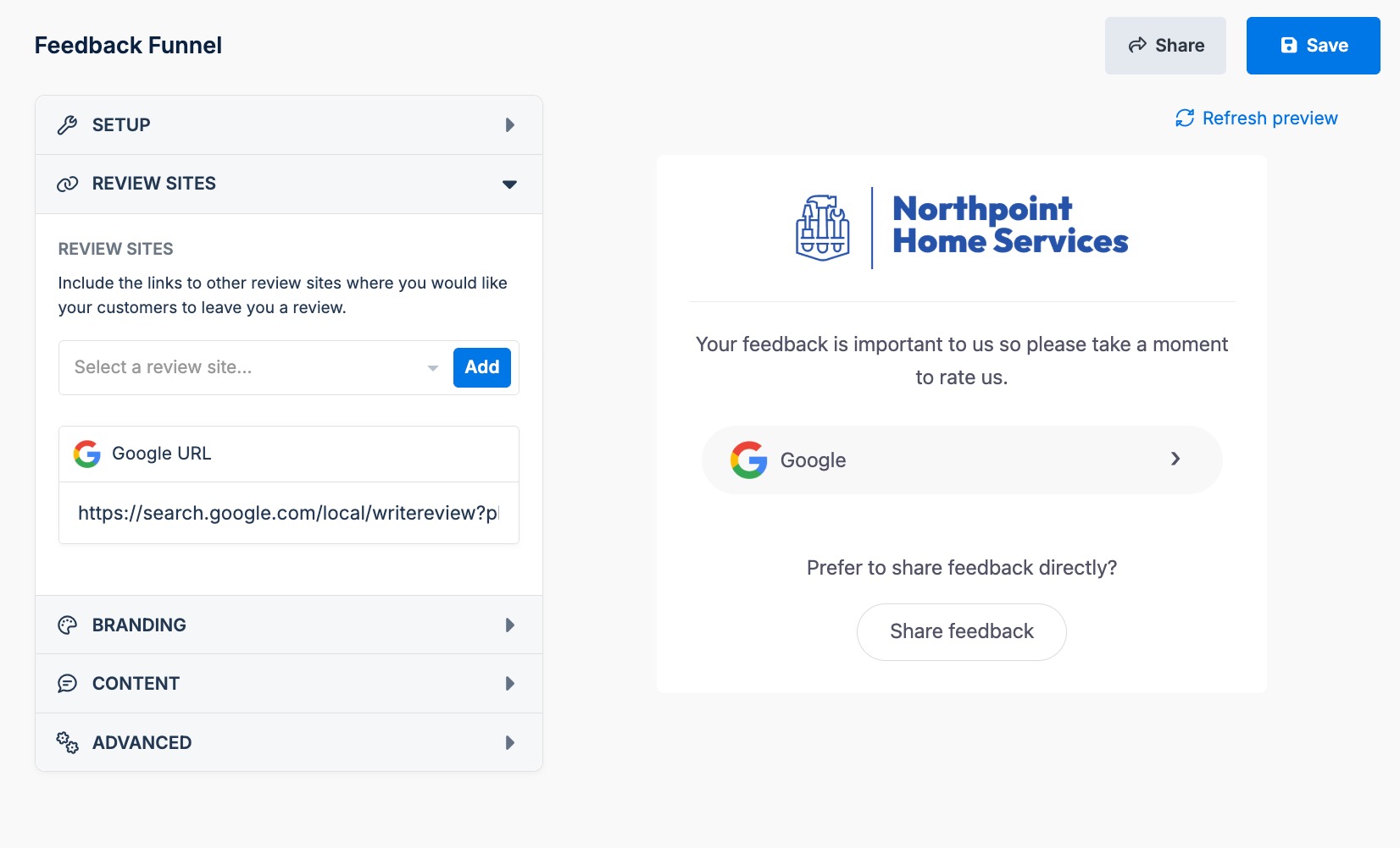 LocalImpact Screenshot