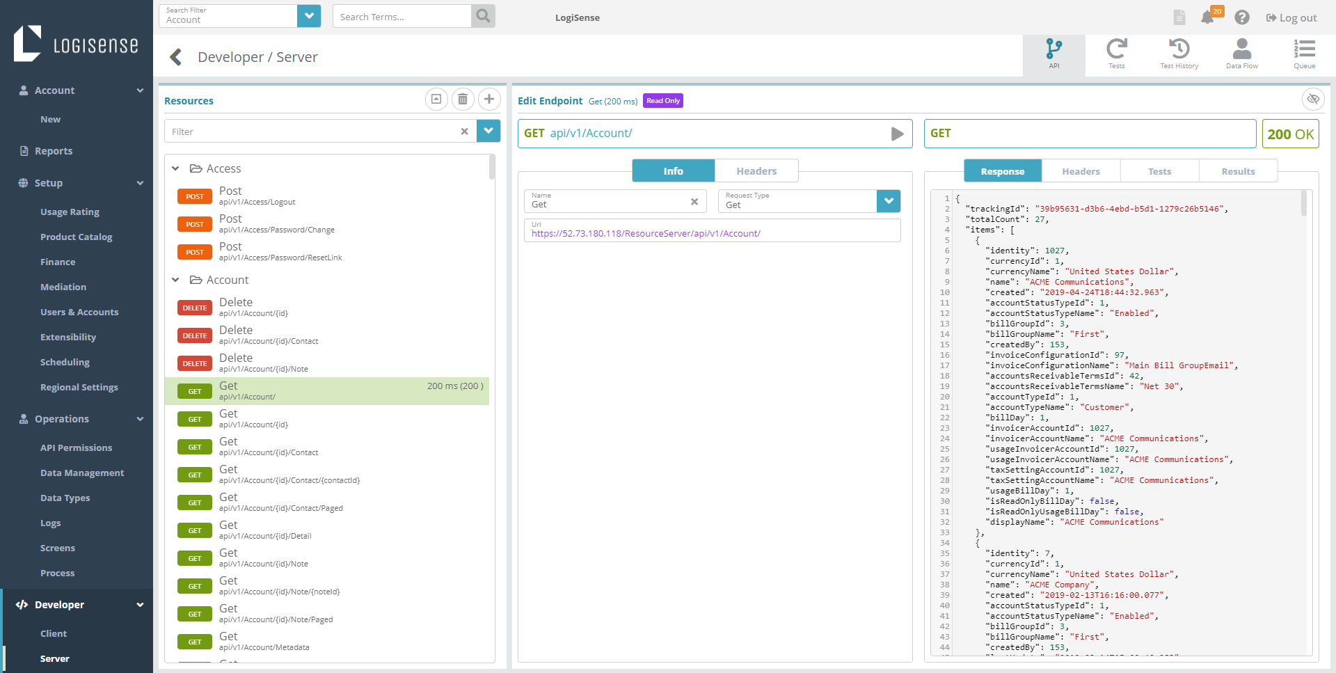 LogiSense Screenshot