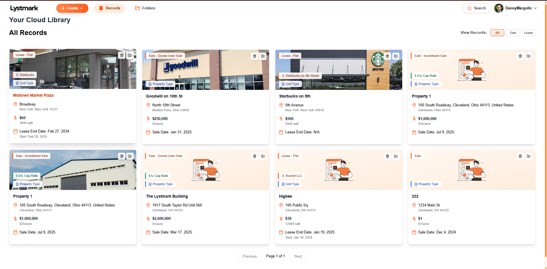 Lystmark Platforms Screenshot