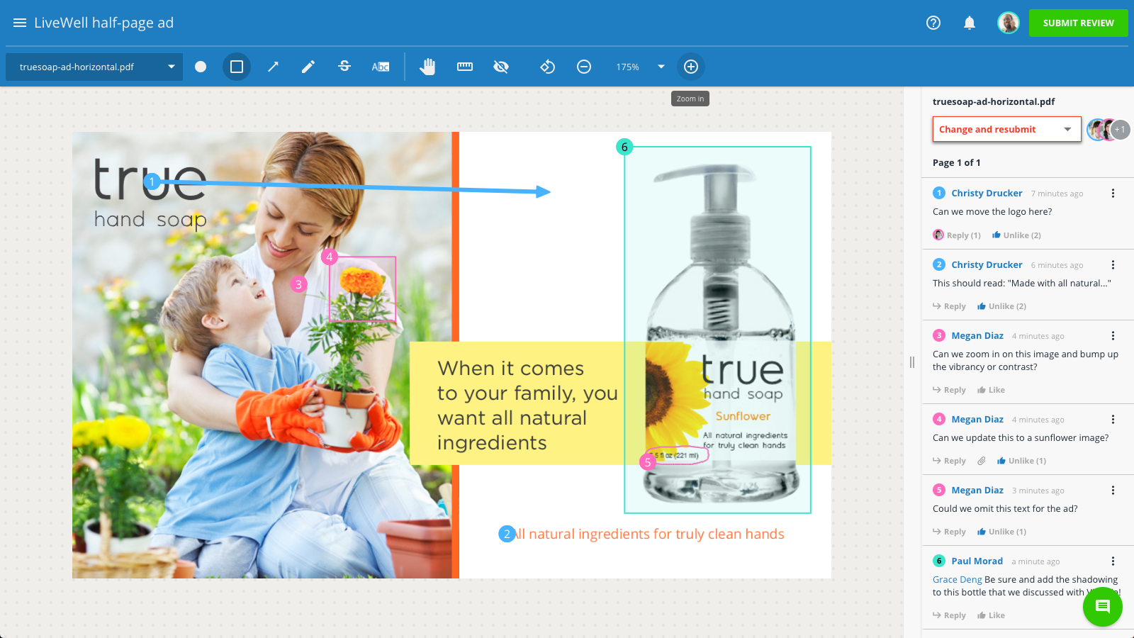 Lytho Creative Workflow Screenshot