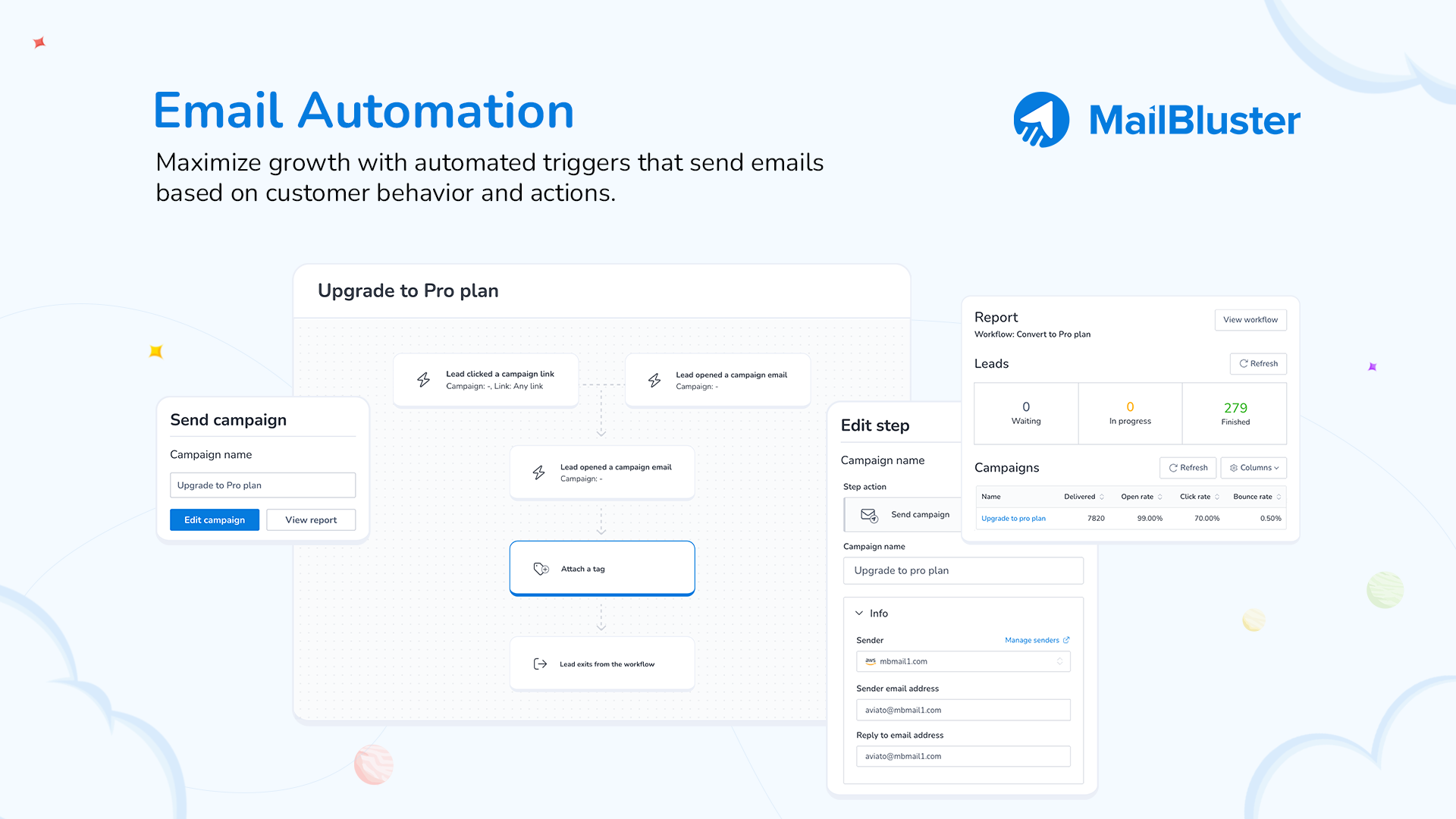 MailBluster Screenshot