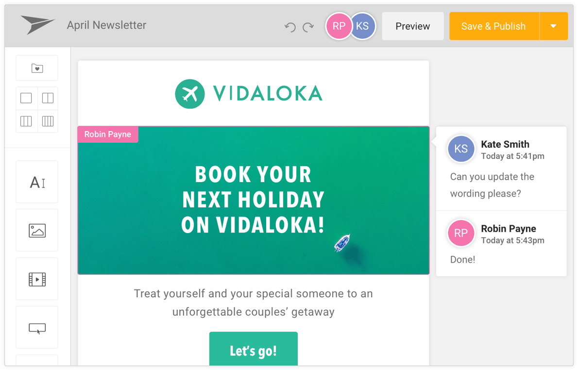 Mailjet Screenshot
