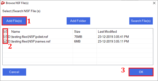 MailsDaddy NSF to PST Converter Screenshot