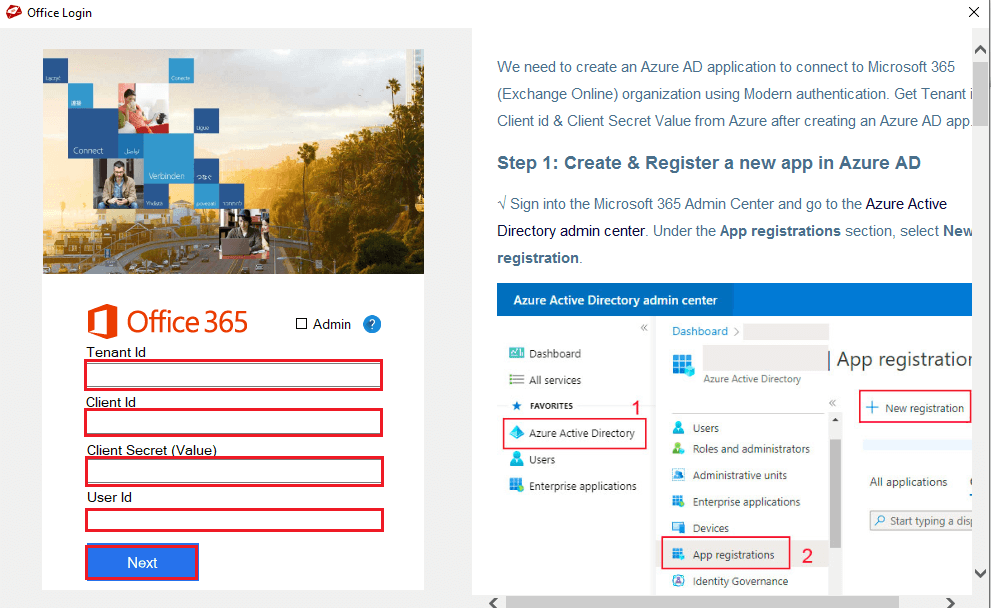 MailsDaddy Office 365 Backup Tool Screenshot