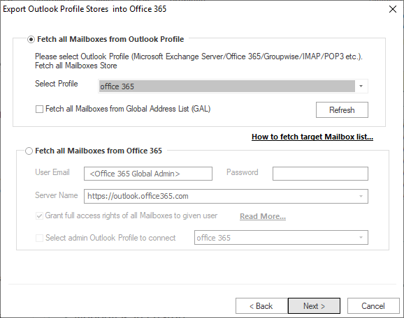 MailsDaddy Office 365 to Office 365 Migration Tool Screenshot