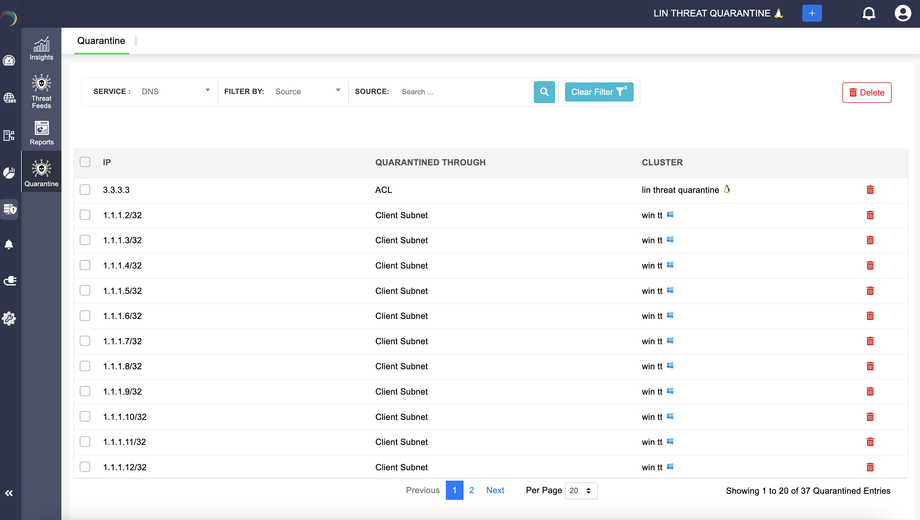 ManageEngine DDI Central Screenshot