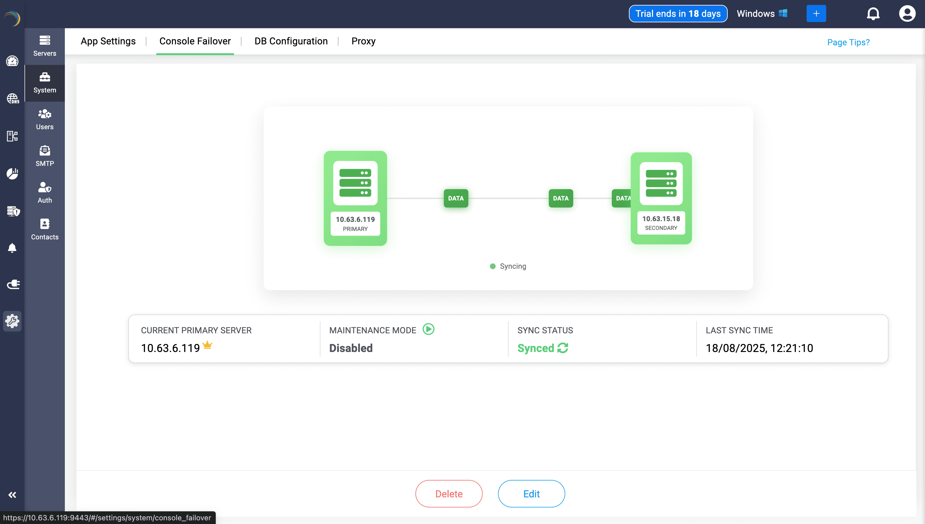 ManageEngine DDI Central Screenshot