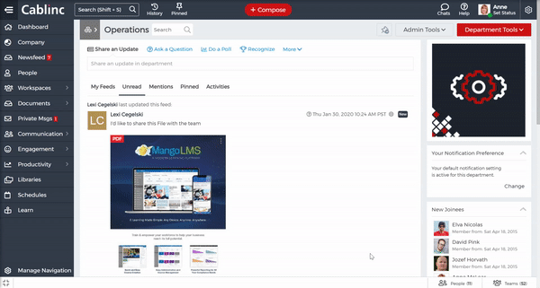 MangoApps Screenshot