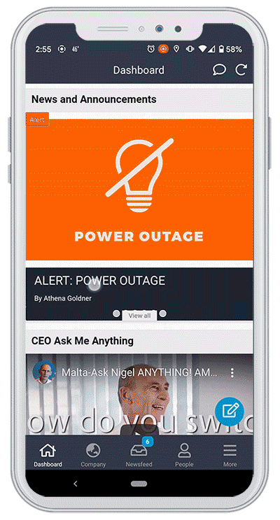 MangoApps Screenshot