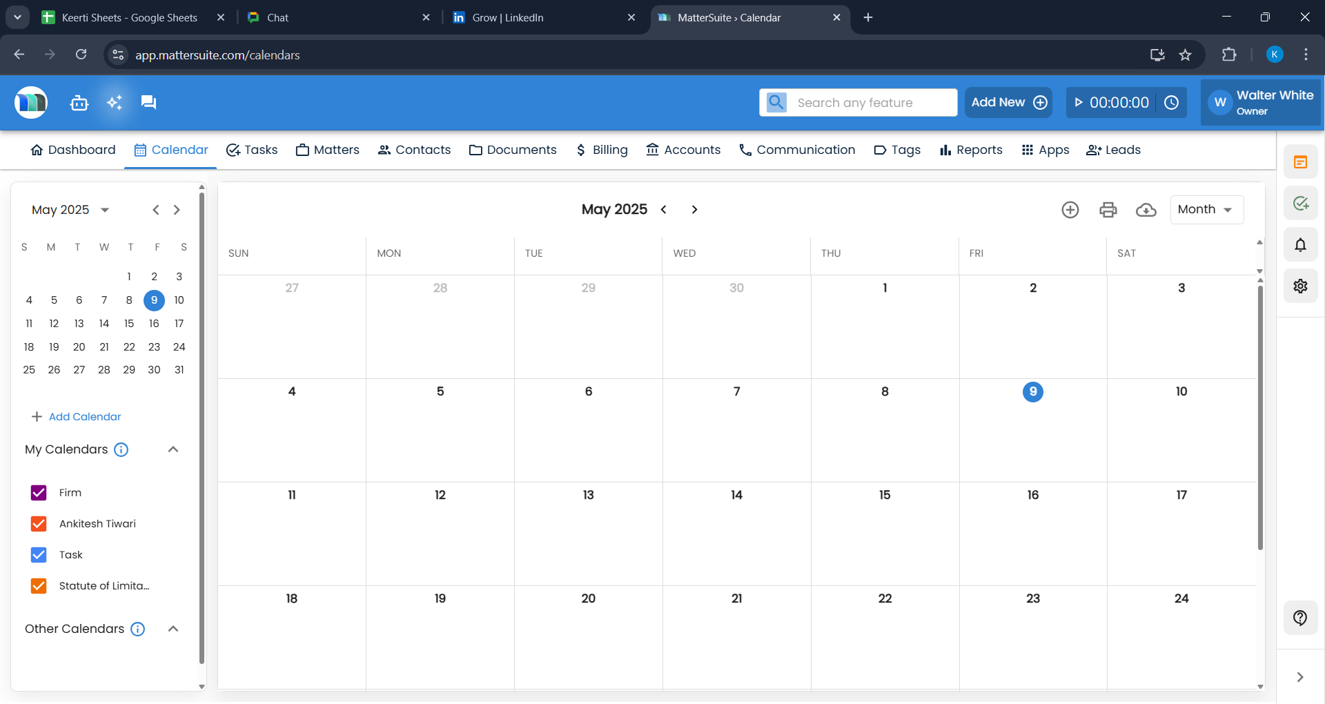 MatterSuite ELM Screenshot