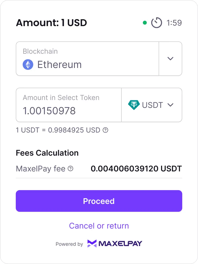 MaxelPay Screenshot