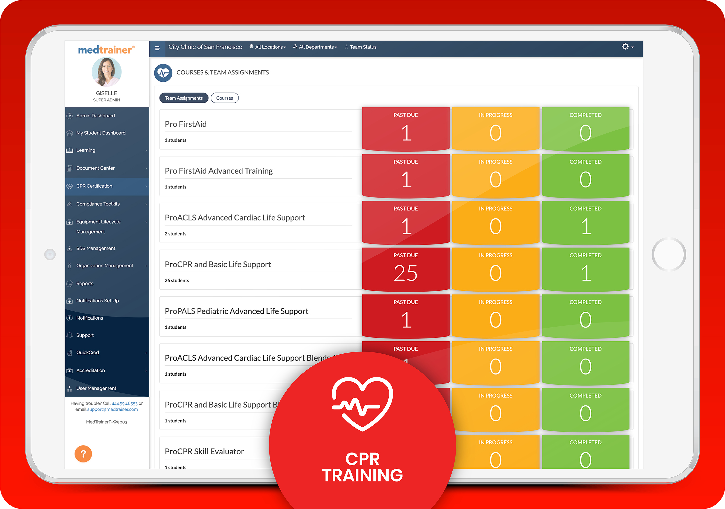 MedTrainer Screenshot