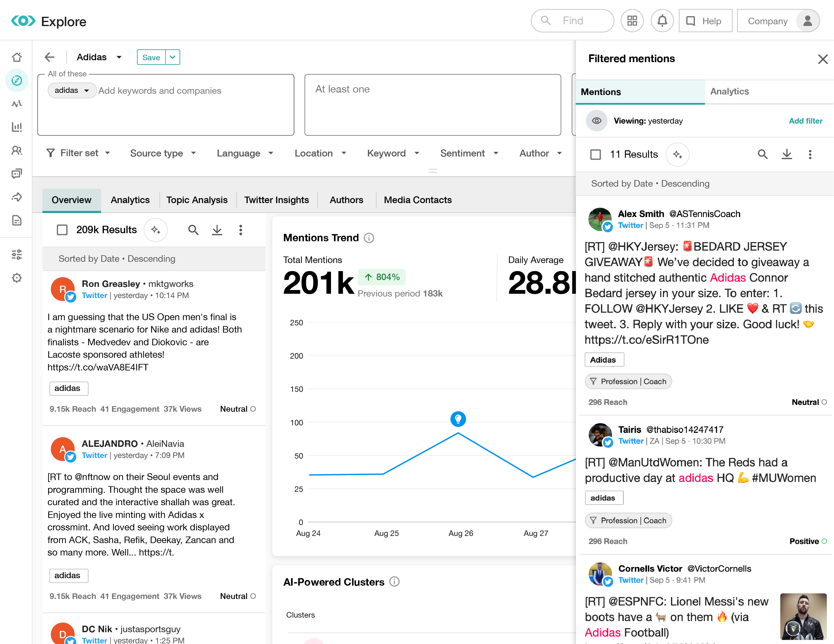 Meltwater screenshot & Video