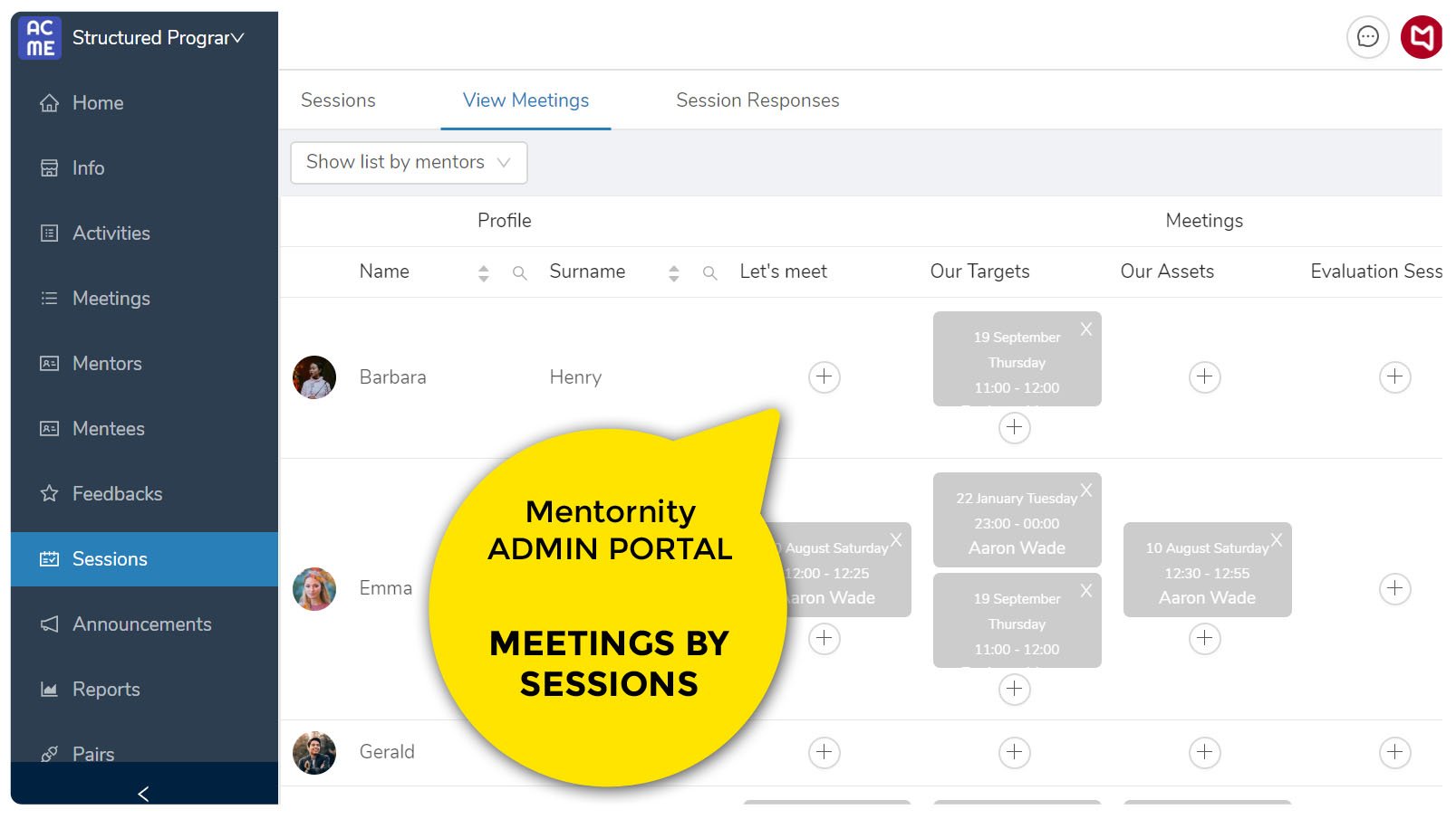 Mentornity Screenshot