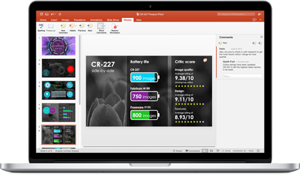 Microsoft PowerPoint screenshot & Video