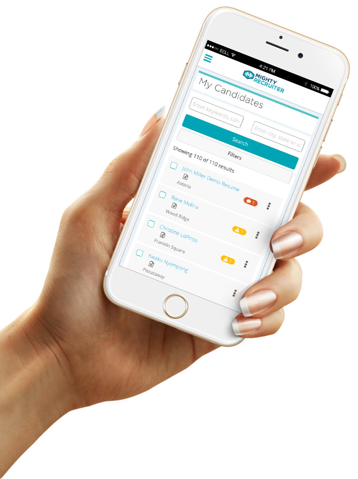 MightyRecruiter Screenshot