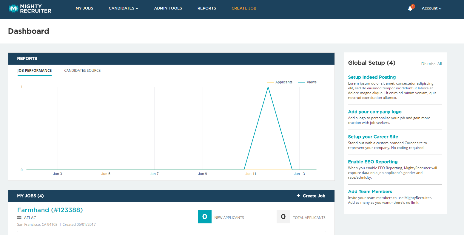 MightyRecruiter Screenshot