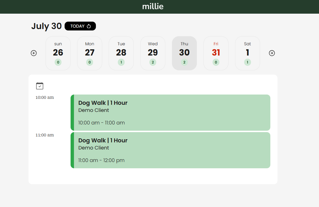 Millie Screenshot
