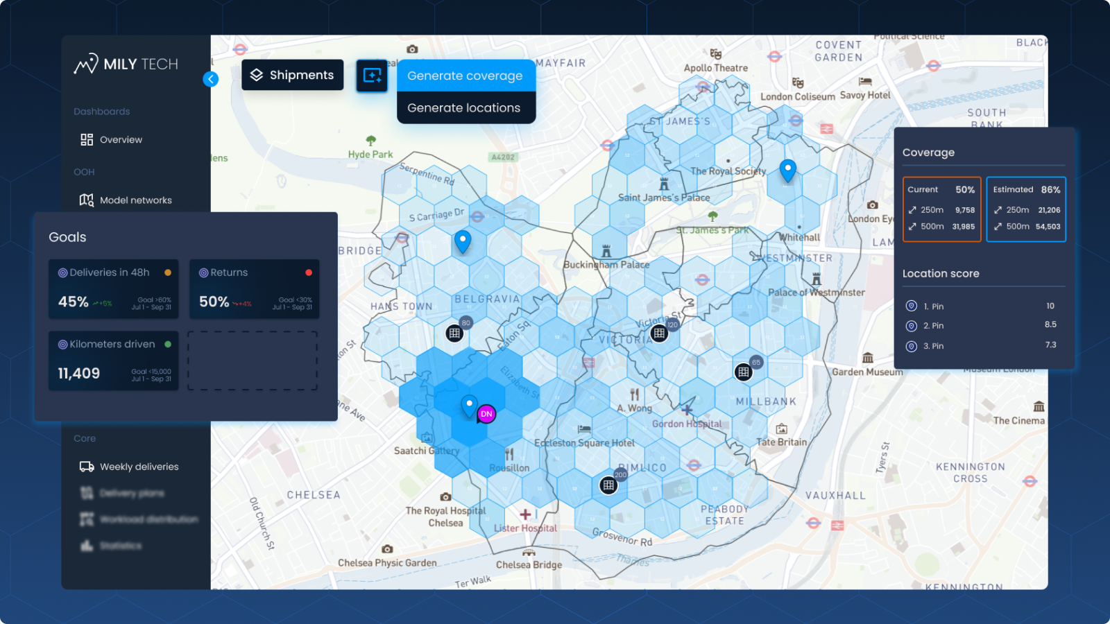 Mily Tech Screenshot