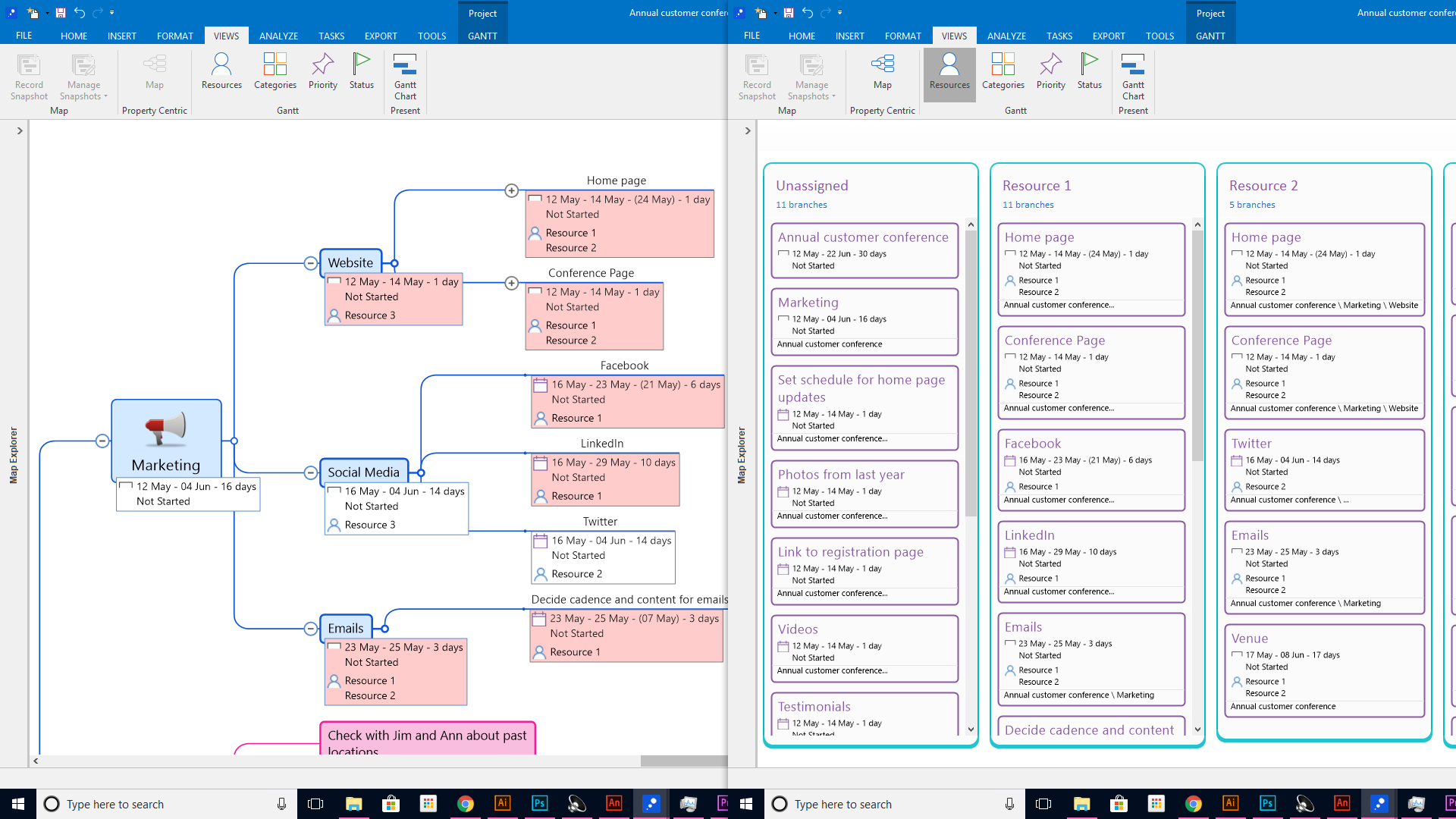 MindGenius Screenshot