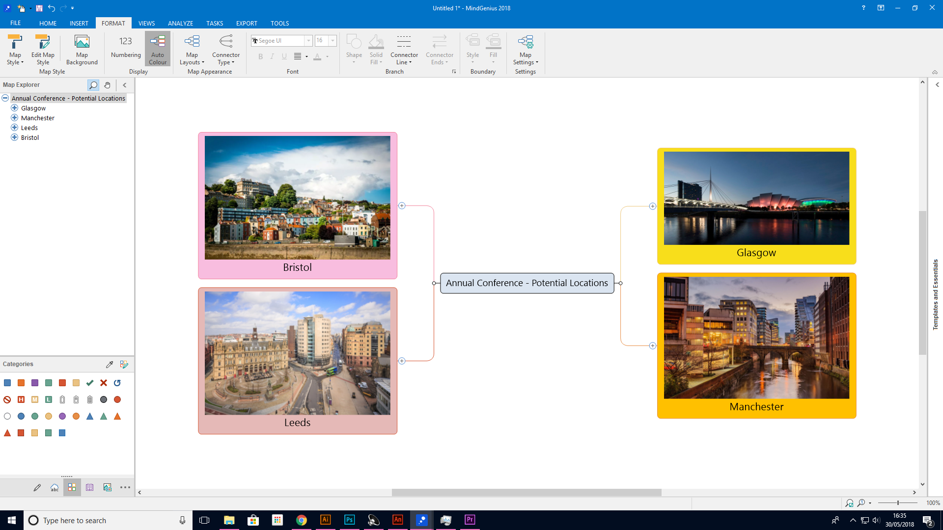 MindGenius Screenshot