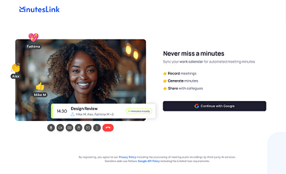 MinutesLink screenshot & Video