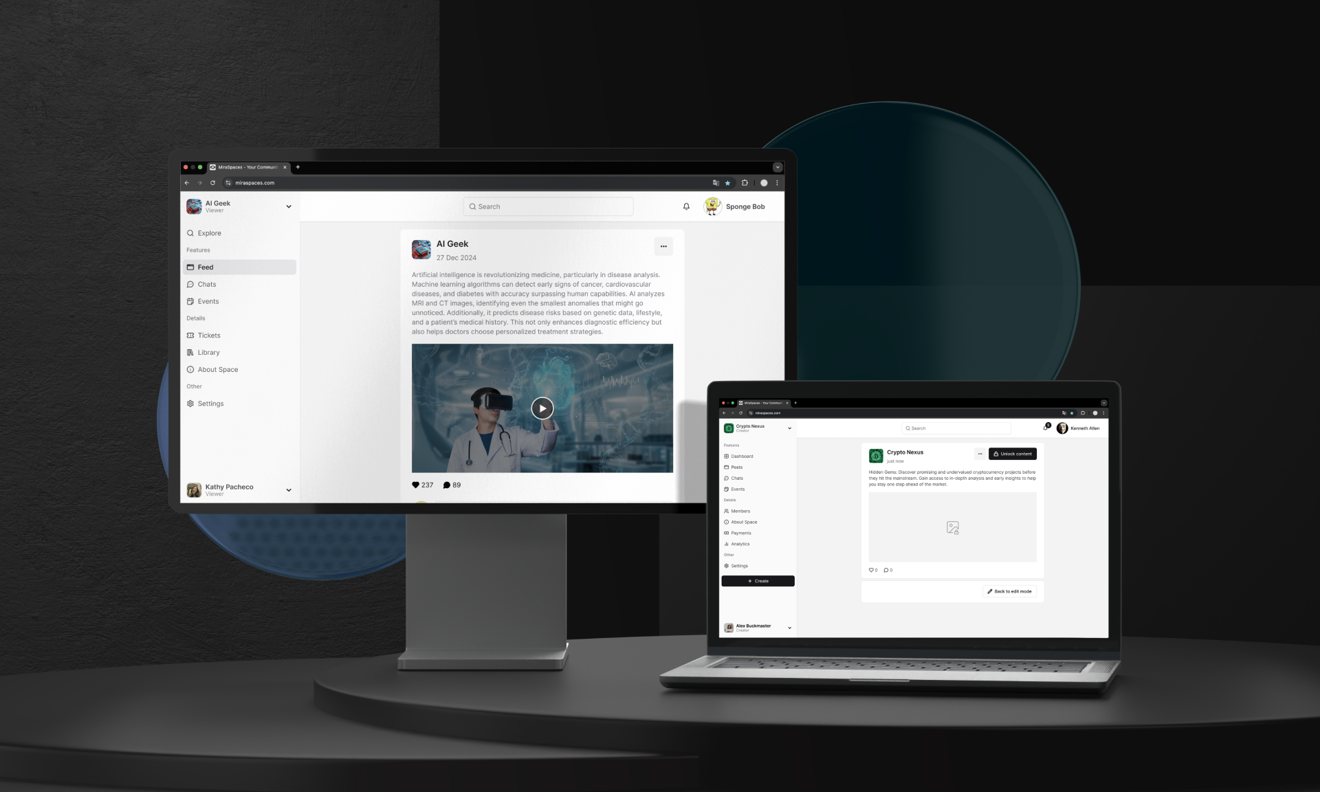 MiraSpaces screenshot & Video