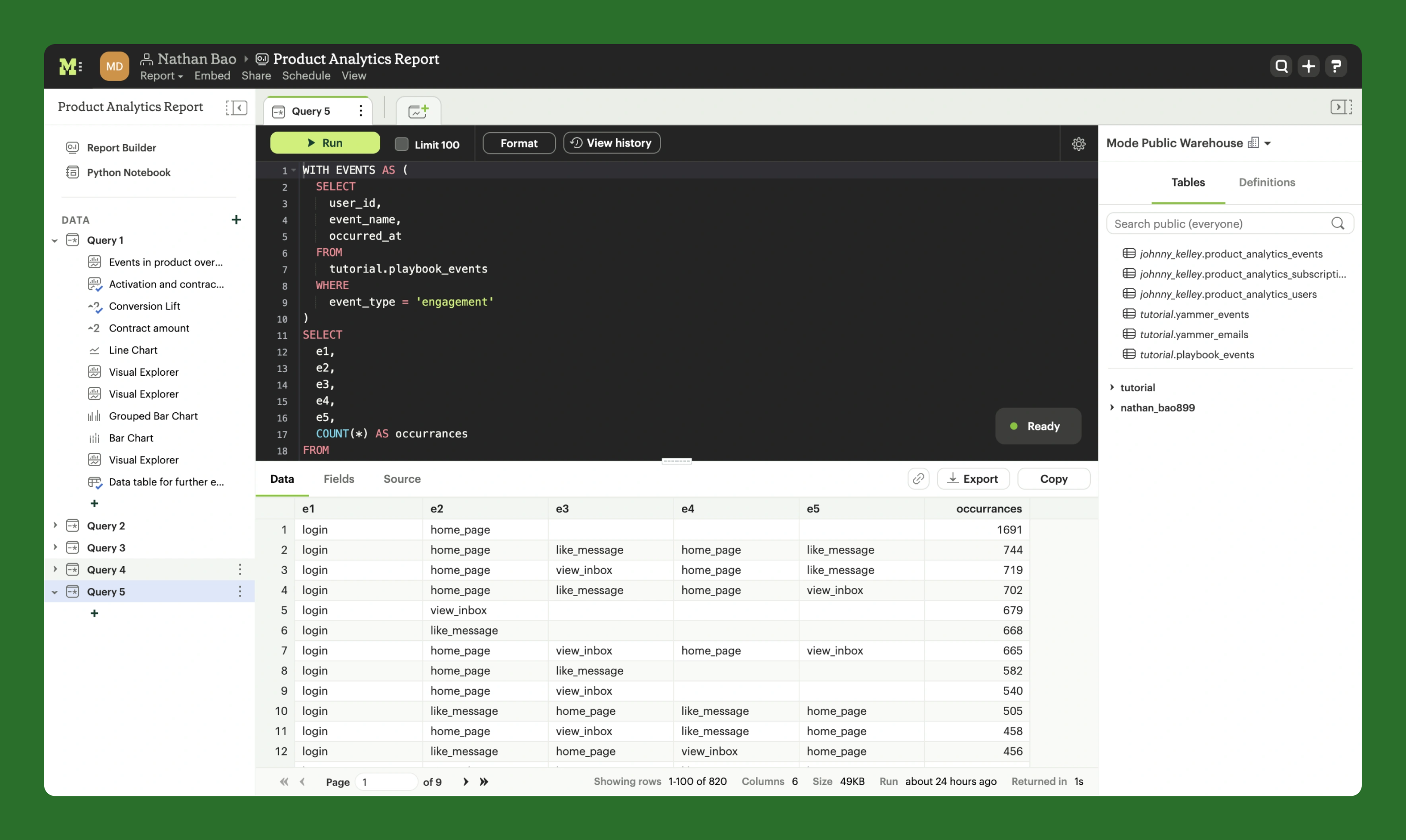 Mode Screenshot