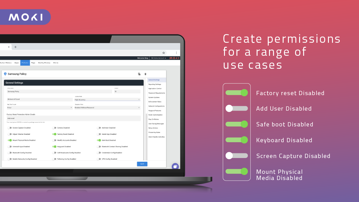 Moki Total Control screenshot & Video