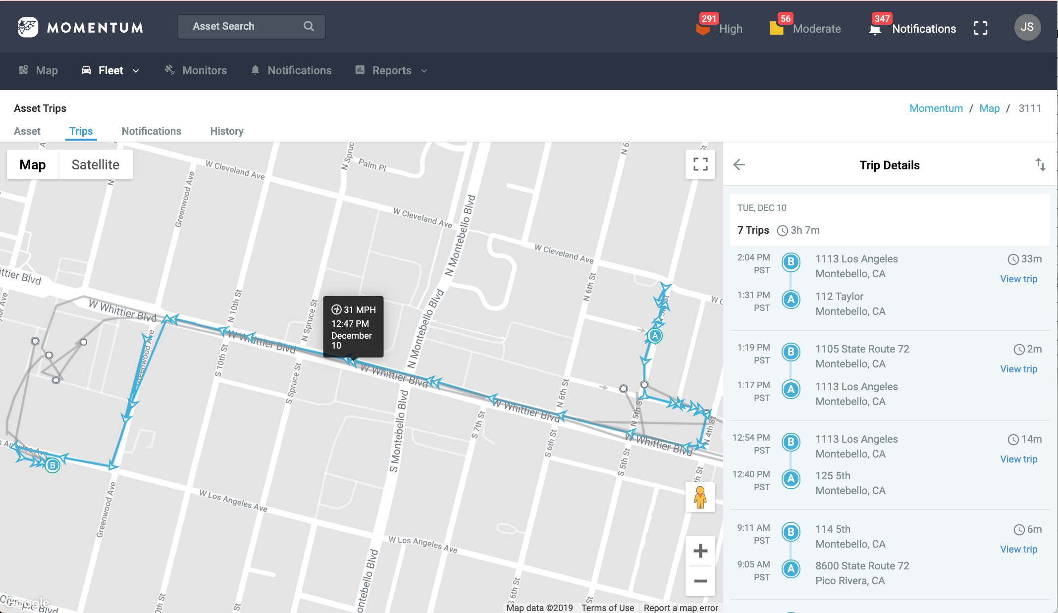 Momentum IoT Screenshot