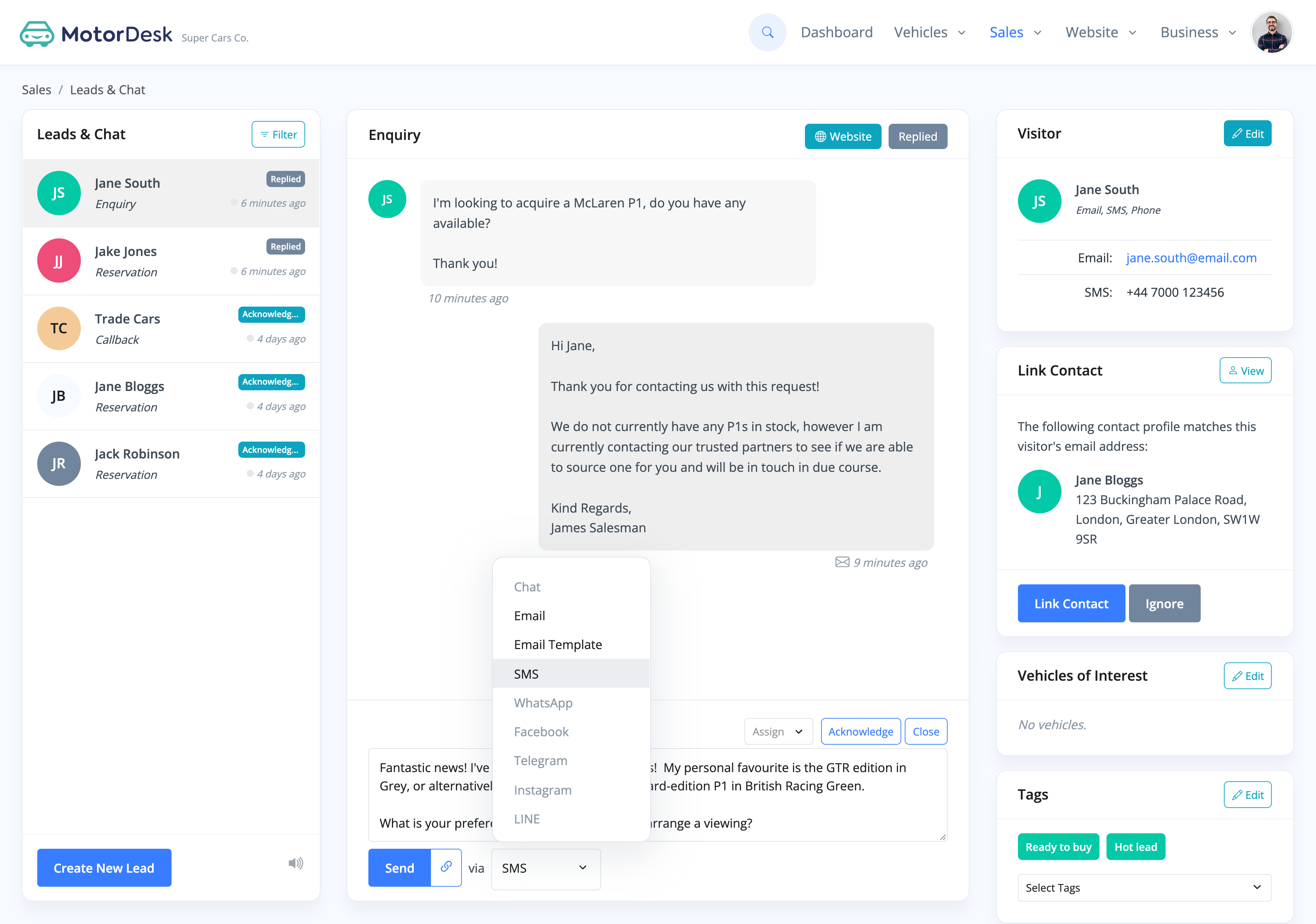 MotorDesk Screenshot